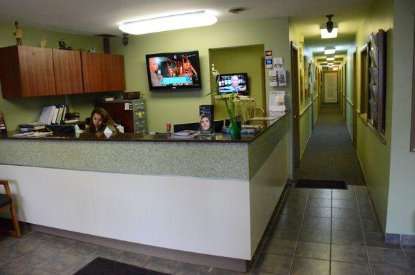 Reception area