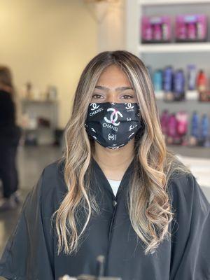 Balayage hair