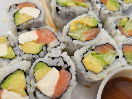 Philly and Alaska rolls