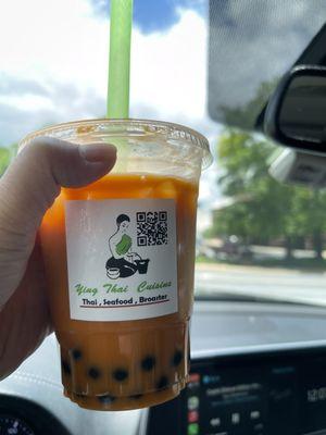 Delicious Thai BUBBLE THAI ICE TEA