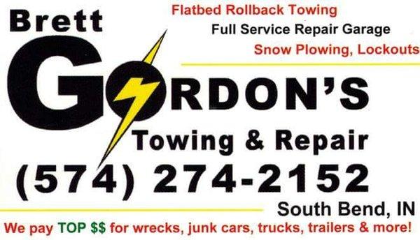 Brett Gordon's Towing & Repair - South Bend, IN