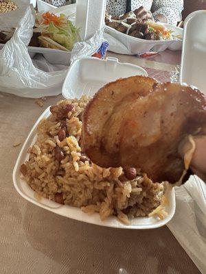 Griot Full/Fried Pork with Rice