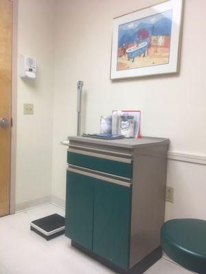 Waiting for the doctor to come tell me I'm perfectly healthy. And that my insurance doesn't cover the cost of a TB test