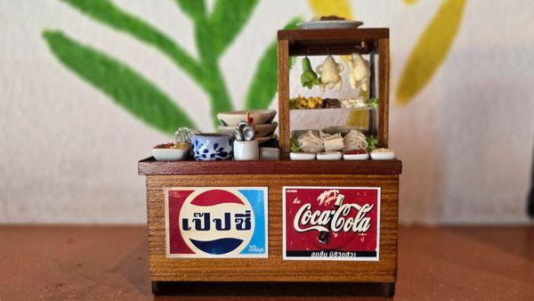 miniature food stand