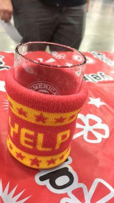 Mini Yelp koozies!