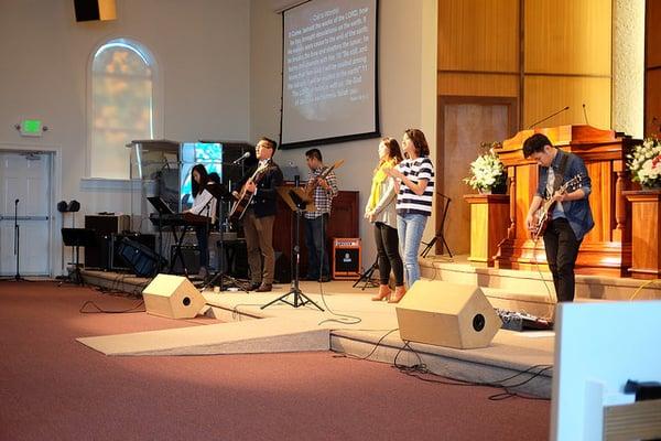 Our worship team rocks!