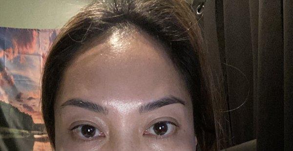 Brows threaded by Kim