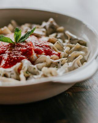 Manti - Turkish style dumplings