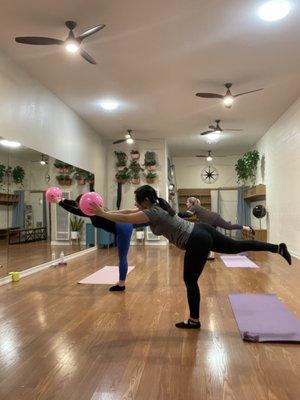 Full body moves to promote flexibility, full body strength, balance and energy.