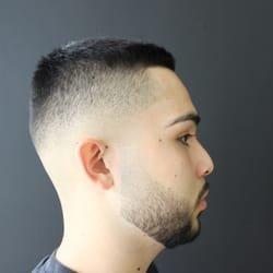 Mid Fade with Beard Blend