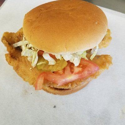 Our Fish Sandwich!!!! Made to order all fresh!!!