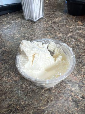 Fresh whipped butter