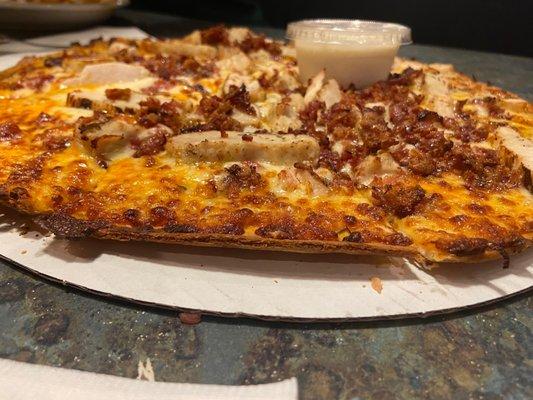 Buffalo chicken pizza