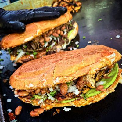 Torta (asada, al pastor, chicken, chorizo)