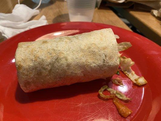 Korean bbq burrito