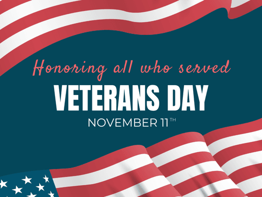 On Veterans Day, our team extends heartfelt gratitude to all the brave men and women who have served our country...