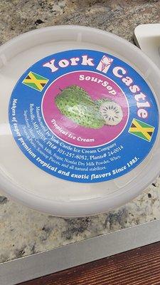 Soursop ice-cream