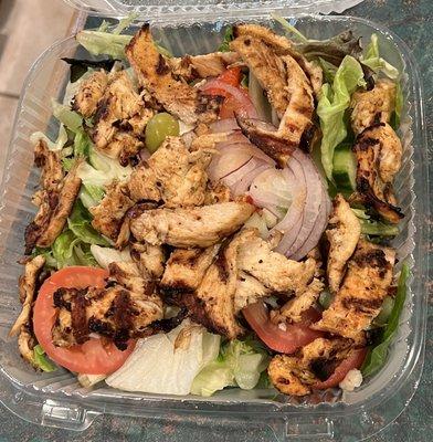 Salad with chicken