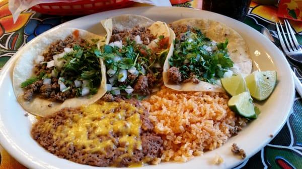 Mexican style Taco dinner!  Yes!