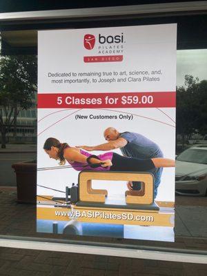 New customer special, 5 classes for $59