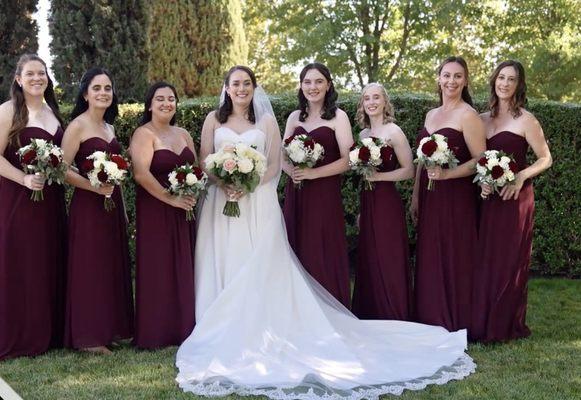 The entire bridal party looked beautiful thanks to Rikki's incredible talent!