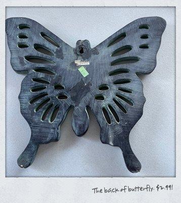 Back of butterfly plaque($2.99)