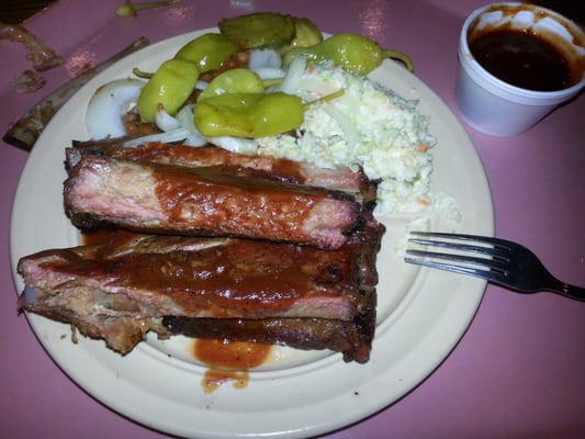 Giant plate of pig-cicles!