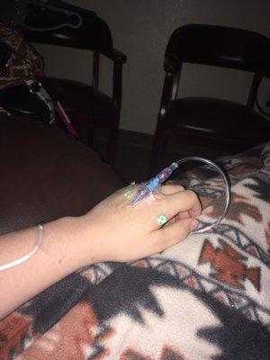 Nice and comfortable during my IV infusion to help treat/manage my chronic illness