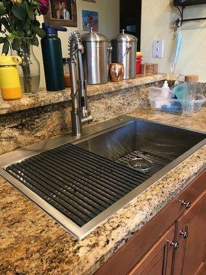 New Kitchen Sink Install