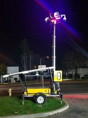 Solar Powered Security Trailer