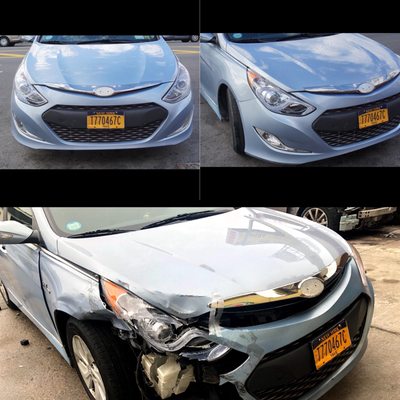 Hyundai Sonata after serious repairs