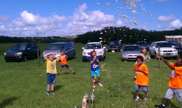 Science Camp experiment!