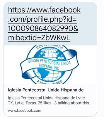 Es nuestro enlace de Facebook