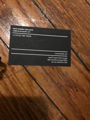 Business card