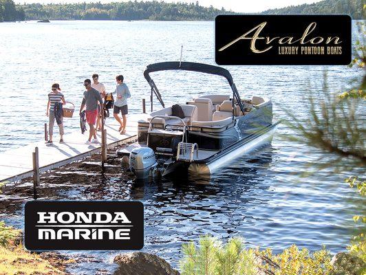 Mike & Dave's Pro Marine we are Avalon  Luxury Pontoon & Honda Marine Dealer