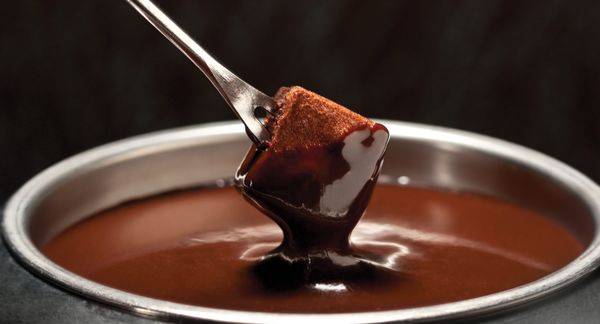 Chocolate Fondue with brownie dippers