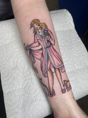 Pin up tattoo