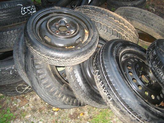 dozens donuts $ spare tires in stock for $35 each