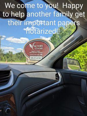 Let us travel to have your important paperwork notarized