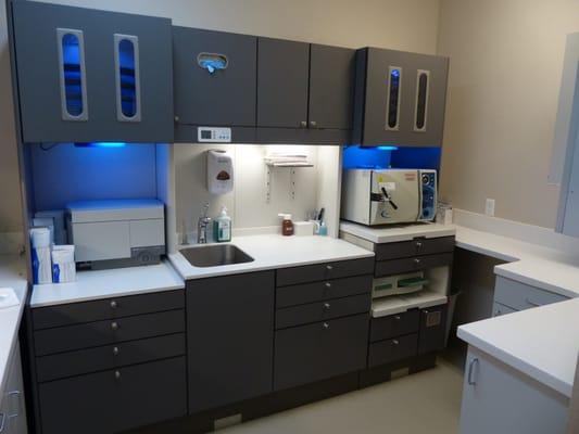 State of the art custom designed sterilization center.