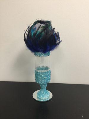 001-32422-08 Feather ball $20.00 +Tx Decorative glass $10.00+Tx