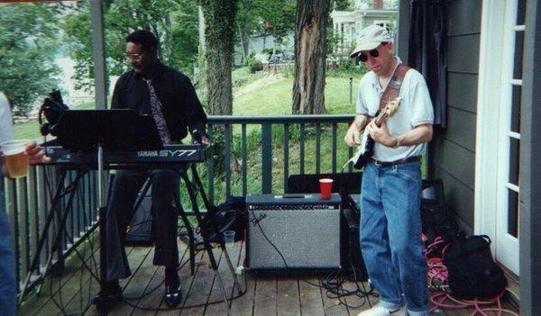 Chicken-pickin with soul legend songwriter/singer Phillip Mitchell back in the day.