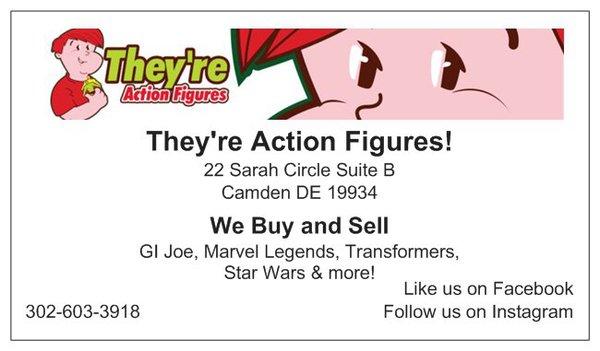 We buy action figures toys & comics