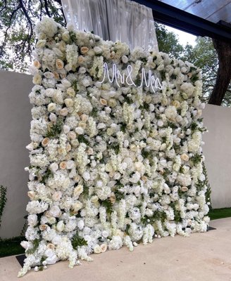 "Dianna" 8x8 Luxury Flower wall