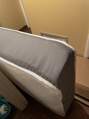 The old mattress inside