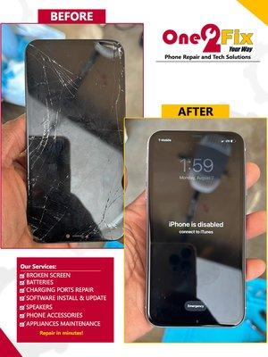 Screen replacement in minutes!