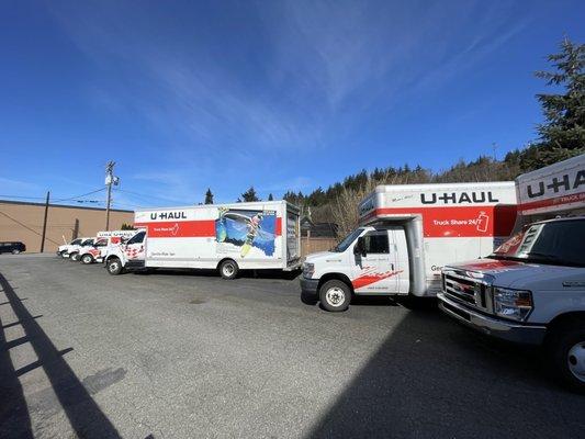 U-Haul trucks