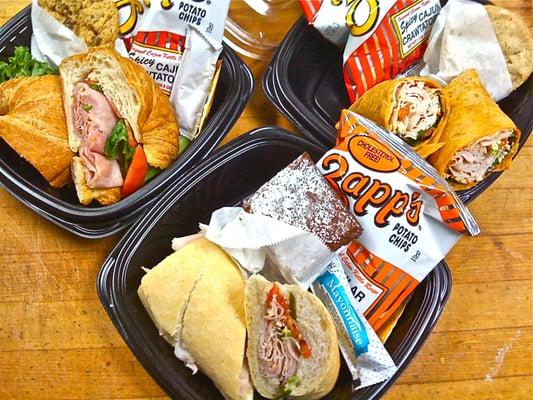 Po boy box lunches