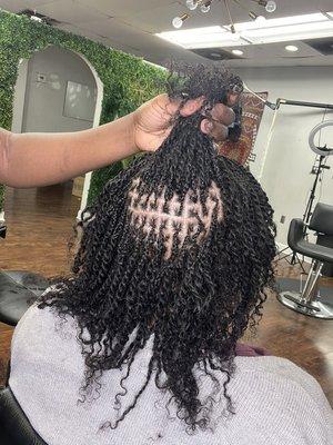 Micro locs with extensions