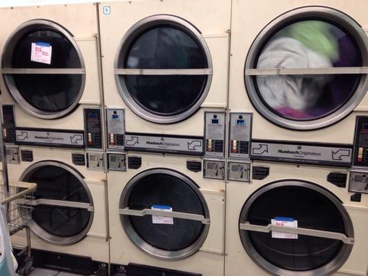 3 out of service dryers